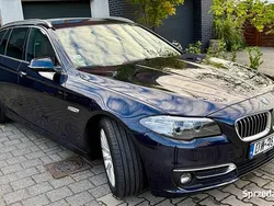 Granatowy Używany 2016 BMW 520 Luxury Line Kombi | 75 000 zł (Uczciwa cena)