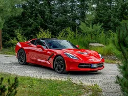 Czerwony (metalik) Używany 2016 Chevrolet Corvette Coupe | 189 777 zł
