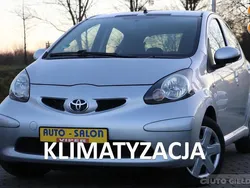 Srebrny Używany 2007 Toyota Aygo Hatchback | 13 900 zł (Uczciwa cena)