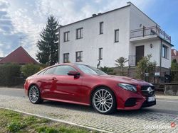 Czerwony Używany 2018 Mercedes E350 AMG Coupe | 159 000 zł