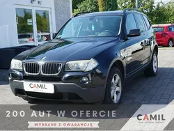 Czarny Używany 2009 BMW X3 SUV | 31 900 zł