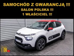 Biały (metalik) Używany 2021 Citroën C3 Hatchback | 32 339 zł (Super Cena)