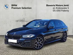 Czarny carbon m metalizowany Używany 2021 BMW 530 Shadowline Kombi | 229 900 zł (Drogi)