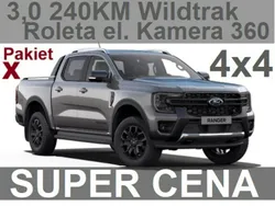Szary Nowe 2025 Ford Ranger Wildtrack Pickup | 229 900 zł (Uczciwa cena)