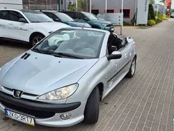 Srebrny Używany 2004 Peugeot 206 CC Kabriolet | 6999 zł (Dość drogi)