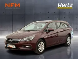 Bordowy (metalik) Używany 2018 Opel Astra Enjoy Kombi | 41 500 zł (Uczciwa cena)