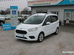 Biały Używany 2018 Ford Tourneo Courier Minivan | 34 899 zł (Uczciwa cena)