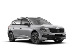 Srebrny brillant metalizowany Nowe 2025 Skoda Kamiq Monte Carlo SUV | 137 450 zł (Uczciwa cena)