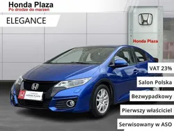 Brilliant sporty blu Używany 2015 Honda Civic Elegance | 47 900 zł (Dość drogi)