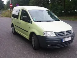 Żółty Używany 2009 VW Caddy Life Minivan | 26 000 zł