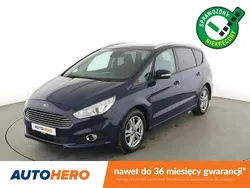 Niebieski Używany 2018 Ford S-MAX S Minivan | 65 900 zł (Uczciwa cena)