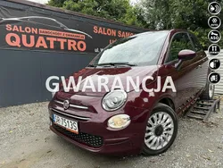 Bordowy (metalik) Używany 2020 Fiat 500 Hatchback | 45 900 zł (Uczciwa cena)
