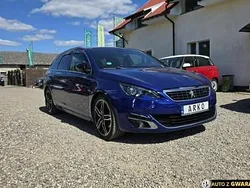 Niebieski Używany 2016 Peugeot 308 GT-line Kombi | 36 900 zł (Uczciwa cena)