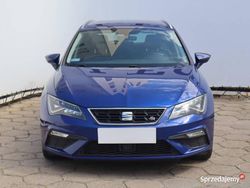 Niebieski Używany 2018 Seat Leon Kombi | 63 999 zł (Uczciwa cena)