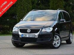 Czarny Używany 2007 VW Touran Minivan | 17 900 zł