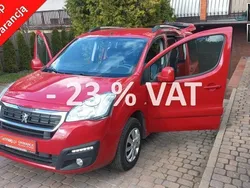 Bordowy Używany 2016 Peugeot Partner Minivan | 19 999 zł (Super Cena)