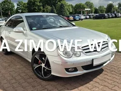 Srebrny (metalik) Używany 2008 Mercedes CLK220 Coupe | 28 800 zł
