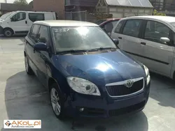 Niebieski ciemny (metalik) Używany 2008 Skoda Fabia Sedan/Limuzyna | 25 114 zł