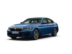 Niebieski phytonic metalizowany Używany 2021 BMW 520 Shadowline Sedan/Limuzyna | 179 900 zł