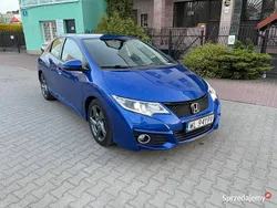 Niebieski Używany 2016 Honda Civic Hatchback | 43 900 zł (Uczciwa cena)