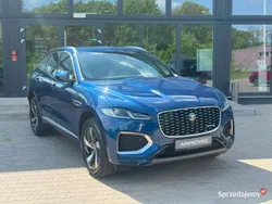 Niebieski jasny (metalik) Używany 2022 Jaguar F-Pace R-Dynamic SUV | 226 500 zł (Uczciwa cena)