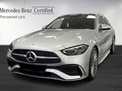 Srebrny Używany 2022 Mercedes C220 AMG Sedan/Limuzyna | 208 999 zł