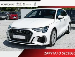 Biały Używany 2023 Audi A3 S-Line Hatchback | 83 850 zł (Dobra cena)
