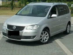 Srebrny Używany 2007 VW Touran Minivan | 29 900 zł (Dość drogi)