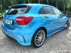 Niebieski (metalik) Używany 2015 Mercedes A180 Sportline Hatchback | 57 400 zł (Uczciwa cena)