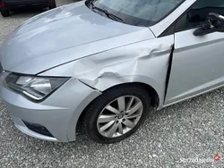 Srebrny Używany 2017 Seat Leon Hatchback | 27 999 zł