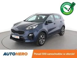 Niebieski Używany 2018 Kia Sportage 2 SUV | 74 100 zł (Uczciwa cena)