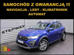 Niebieski (metalik) Używany 2021 Dacia Sandero Stepway Hatchback | 57 777 zł (Uczciwa cena)