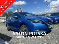 Niebieski (metalik) Używany 2021 Nissan Leaf Hatchback | 57 900 zł (Dobra cena)