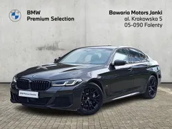 Szary sophisto z brylantowym połyskiem metalizowany Używany 2021 BMW 530 Shadowline Sedan/Limuzyna | 189 900 zł (Drogi)