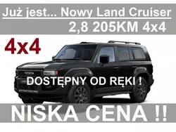 Czarny Nowe 2024 Toyota Land Cruiser SUV | 352 654 zł (Uczciwa cena)