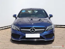 Niebieski Używany 2017 Mercedes C200 Coupe | 107 999 zł (Drogi)