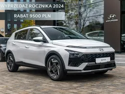 Biały (metalik) Nowe 2024 Hyundai Bayon SUV | 96 400 zł (Uczciwa cena)