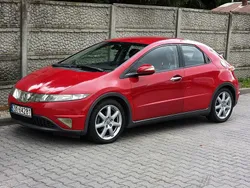 Czerwony (metalik) Używany 2007 Honda Civic Hatchback | 11 500 zł (Super Cena)