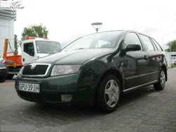 Zielony (metalik) Używany 2001 Skoda Fabia Sedan/Limuzyna | 5900 zł