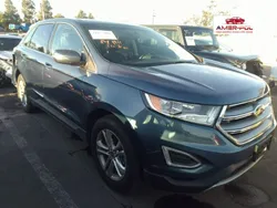 Niebieski Używany 2018 Ford Edge SEL SUV | 75 000 zł