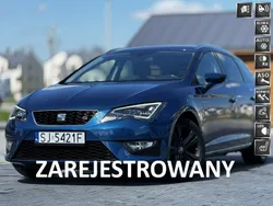 Niebieski (metalik, perła) Używany 2015 Seat Leon Kombi | 40 000 zł (Uczciwa cena)