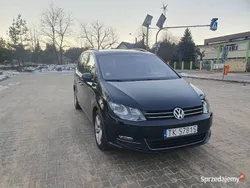 Czarny Używany 2012 VW Sharan Minivan | 26 900 zł (Dobra cena)