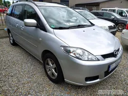 Srebrny metalik Używany 2006 Mazda 5 Minivan | 19 900 zł