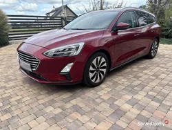 Bordowy Używany 2018 Ford Focus Kombi | 42 900 zł (Uczciwa cena)