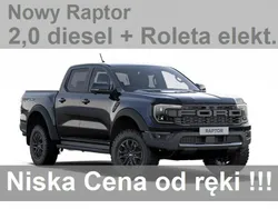 Czarny (metalik) Nowe 2024 Ford Ranger Raptor Pickup | 259 407 zł (Dość drogi)