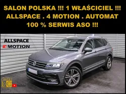Szary (metalik) Używany 2021 VW Tiguan Allspace SUV | 114 999 zł (Uczciwa cena)