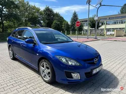 Niebieski Używany 2008 Mazda 6 Kombi | 13 900 zł