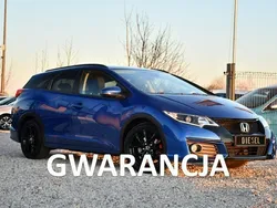 Niebieski ciemny (metalik, perła) Używany 2017 Honda Civic Kombi | 35 999 zł (Dobra cena)