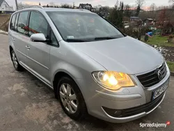 Srebrny Używany 2007 VW Touran Minivan | 8900 zł (Dobra cena)