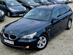 Zielony ciemny (metalik) Używany 2008 BMW 520 Kombi | 24 800 zł